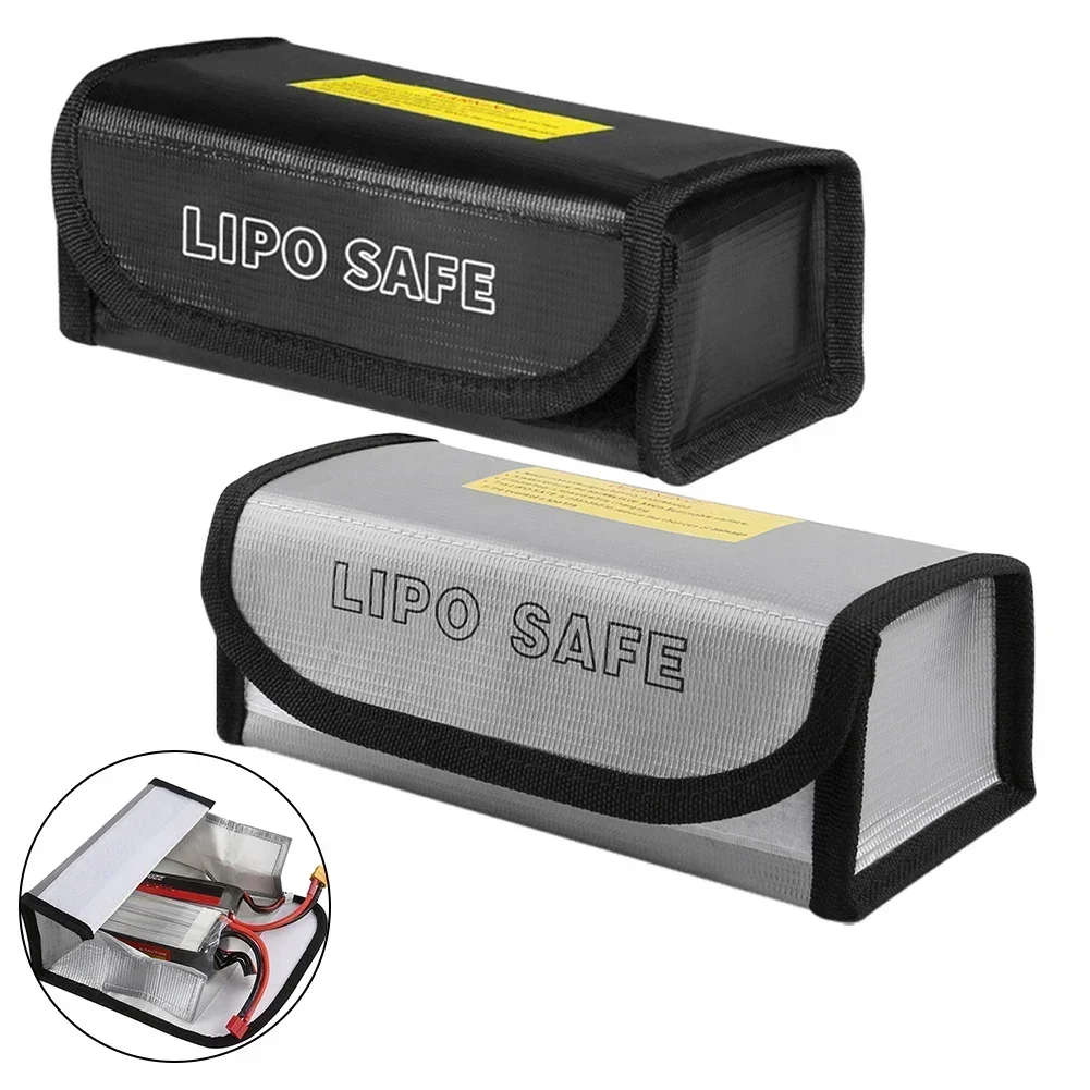 185x75x60mm Fireproof Bag Rc LiPo Battery Portable Explosion-Proof Safety Bag Safe Guard Charge Sack