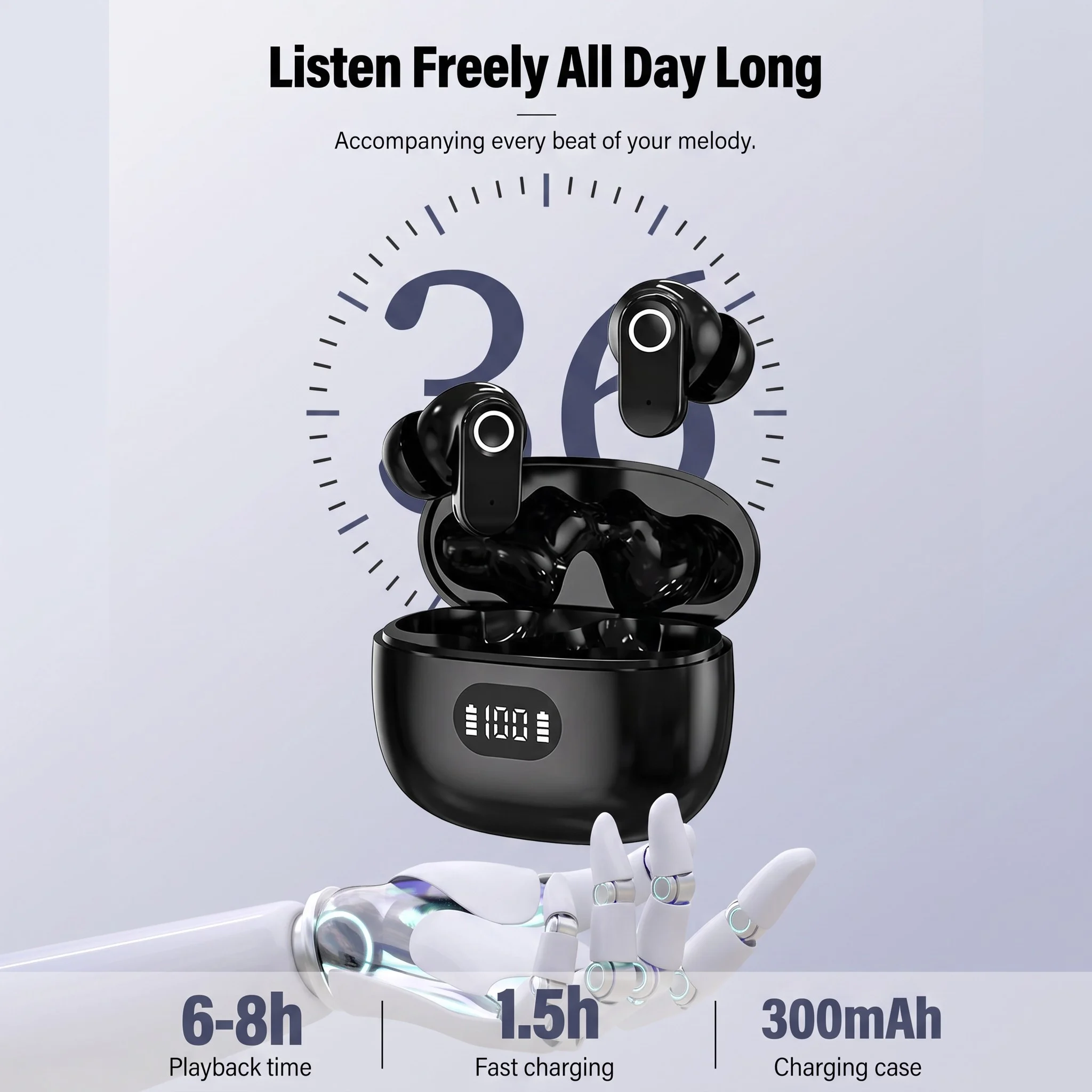 Earphone Nirkabel TWS, Headpho - Type C Wired Earphones With Mic ulasan dan harga