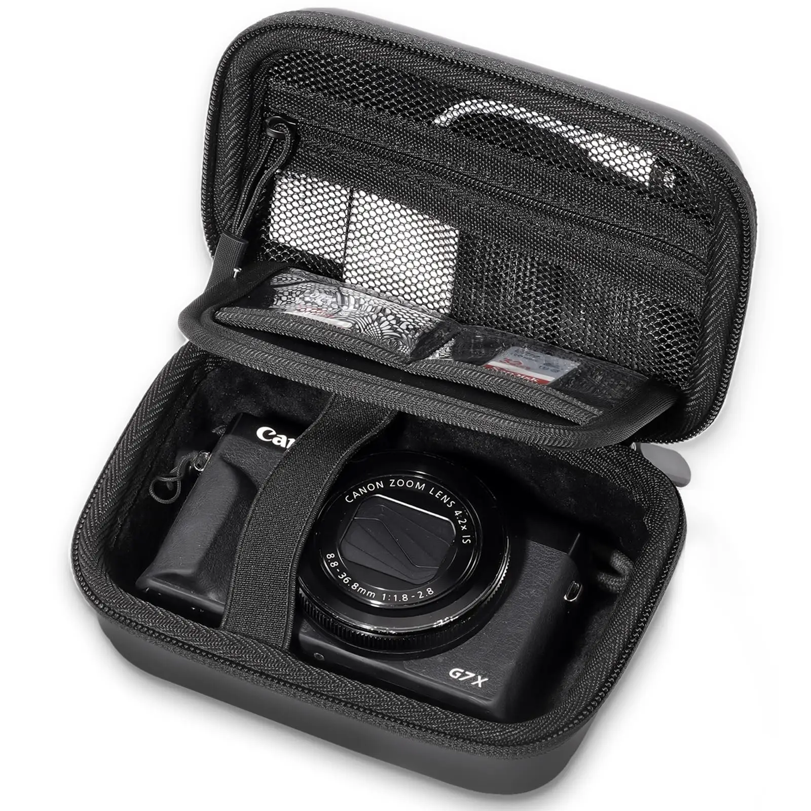 Hard Shell Digital Camera Case for Canon G7X Mark III Mark II, Sony Cybershot, PowerShot SX740, Ricoh GR III, Kodak Pixpro Case