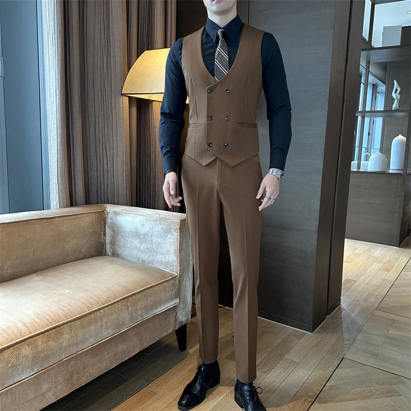 

M7052 Spring and autumn slim casual mature style men's small suit