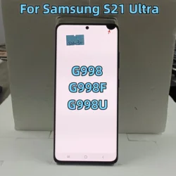 With Defect Amoled For Samsung Galaxy S21 Ultra 5g G998 G998u G998b Lcd Display Touch Screen Digitizer Assembly 100% Testing