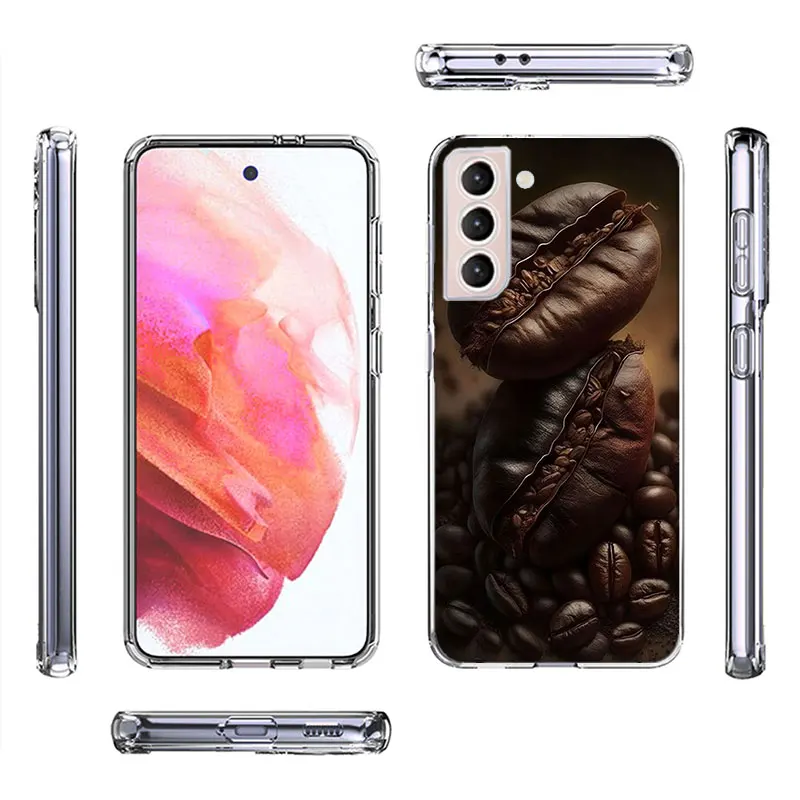 Newly Baked Coffee Beans Phone Case For Samsung A04 A04S A15 A25 A35 A55 A05S Note 20 Ultra 10 Lite 9 8 M32 M30S M21 M31 M51 M52