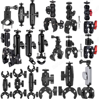 For Insta 360 X4 X2 X3 Go Pro 13 12 11 10 9 8 DJI Bicycle Motorcycle Selfie Stick Monopod Mount Handlebar Bracket Accessories