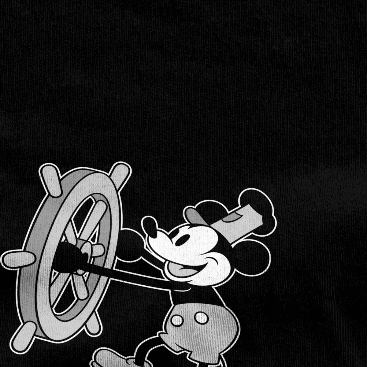 Classic Mickey Steamboat Willie T Shirt Summer Vintage T Shirts Cotton Hip Hop Tshirt For Men Short Sleeve Printed Tees