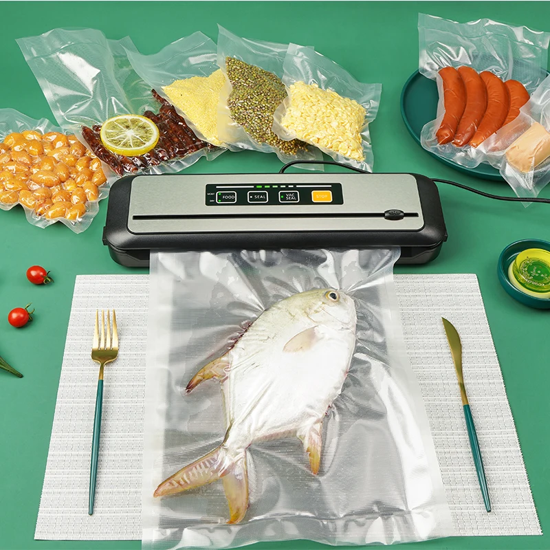 LAIMENG Vacuum Packing Machine Sous Vide Vacuum Sealer For Food Storage Vacuum Packed Bags Vacuum Sealed Roll Foil S281