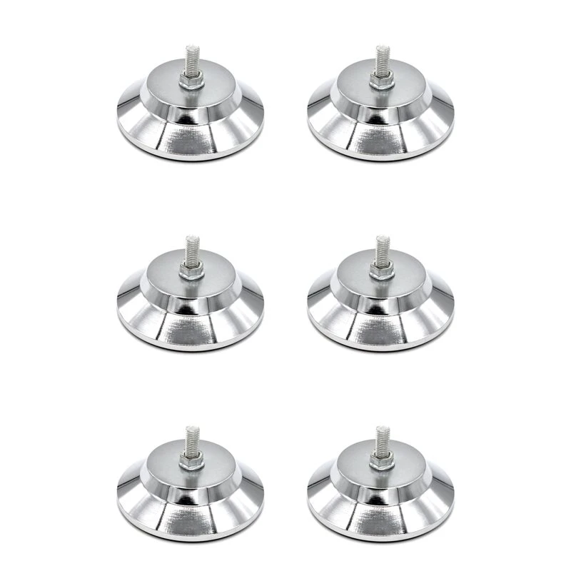 T22C 6X Billiard Pool Table Leg Levelers Metal Hardware For Football/Soccer Table
