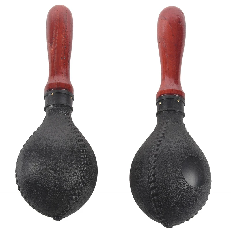 Professional Pair Of Maracas Shakers Rattles Sand Hammer Percussion Instrument Musical Toy For Kid Children Ktv Party Game