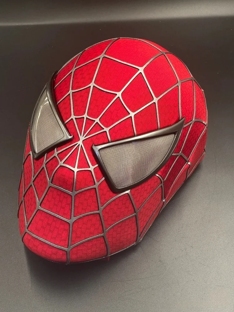 3D Webs Super Hero Venom Mask with Hard Face Shell Magnetic Eyes Screen Printed Fabric Toby Maguire Spiderman Cosplay Accessory view 3