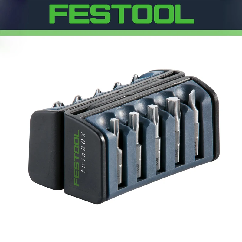 festool-496936-bb-mix-twinbox-ビットセット-10個入り-強力で耐久性のあるポータブル収納ドライバービットツールアクセサリー