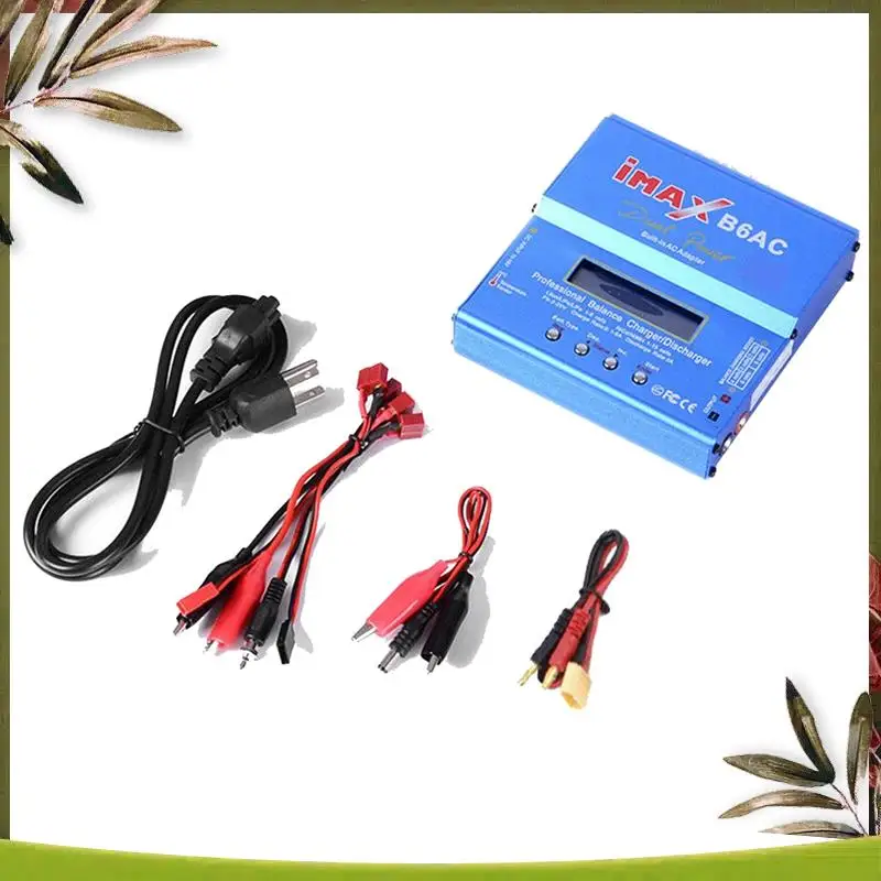 

Новинка-для IMAX B6AC 80 Вт RC Balance Charger + кабель XT60 Digital Li- Life Nimh Nicd PB Lipo Battery Discharger US Plug Durable