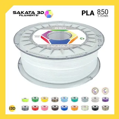 PLA filament 850 Sakata 3D 1,75mm 1 Kg printers 3D FDM Ender Prusa Creality made in Spain 21 colors available