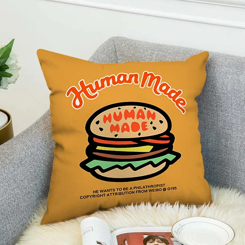 H-human Made Pillowcase Cushion Cover 40*40 Cushions Home Decor Decorative Pillow Covers for Sofa Car Decoration Pilow Cases