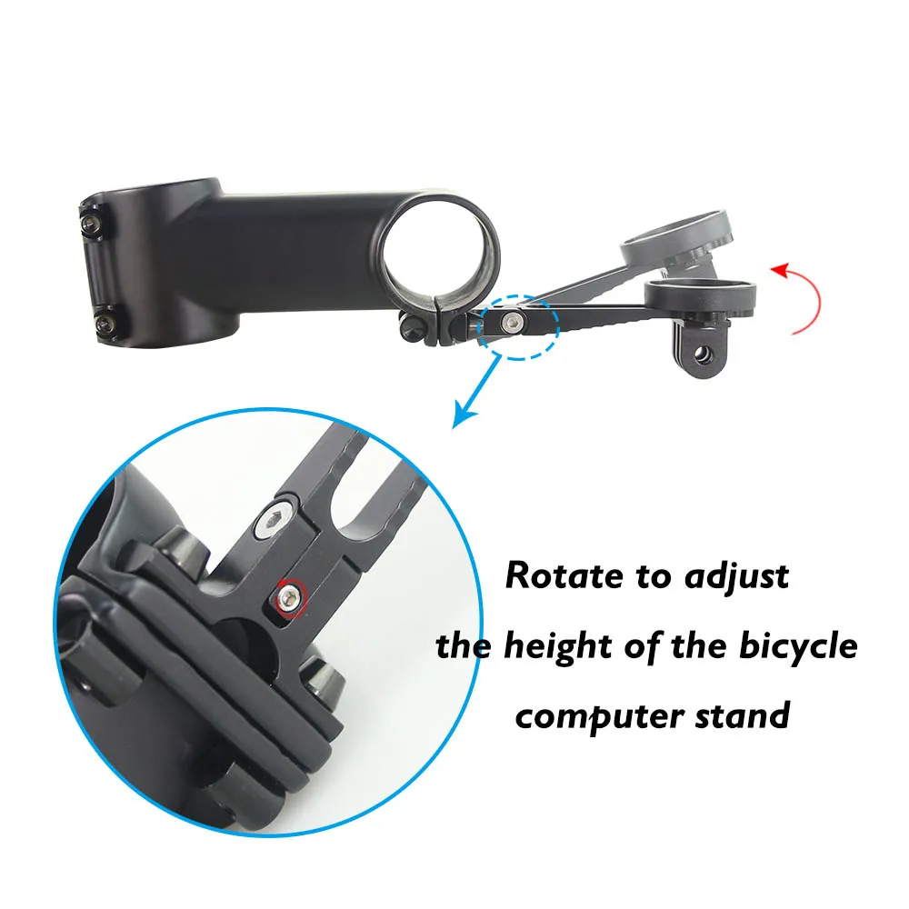 DARIMO bicycle computer holder, alloy ultra-light computer holder, suitable for IX2/IX4 stem, adjustable, bicycle accessories image 6