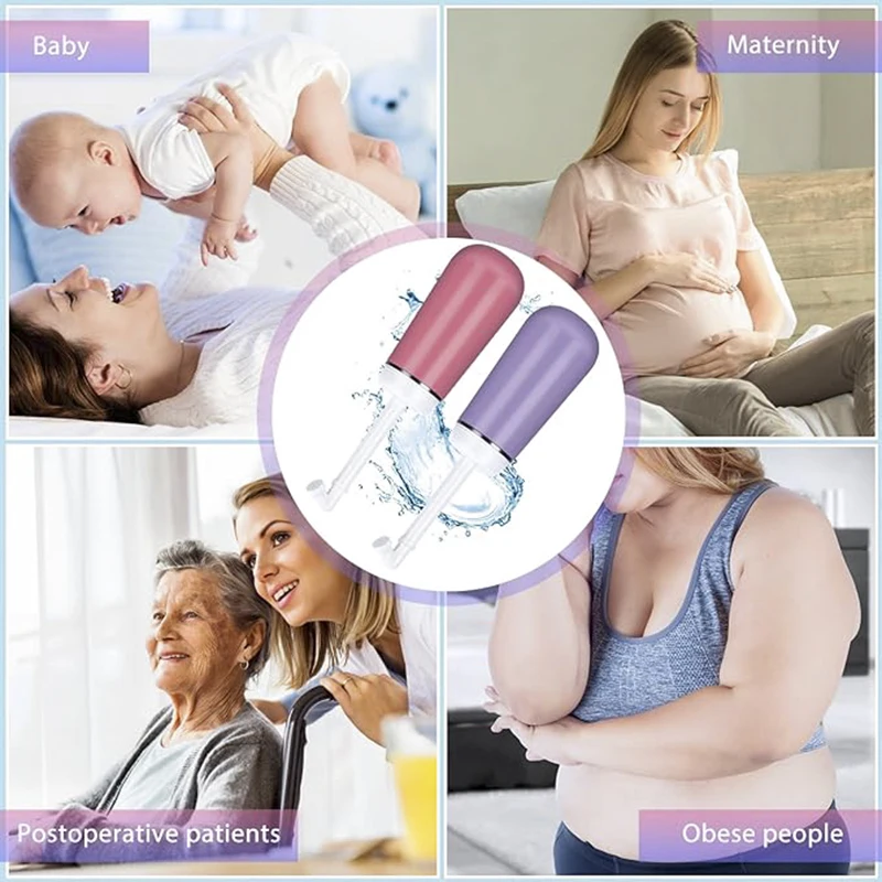 400ML Portable Travel Bidet Irrigator Bottle Pregnant Women Infant Handheld Cleaner Postpartum Recovery Perineal Cleaning Bottle