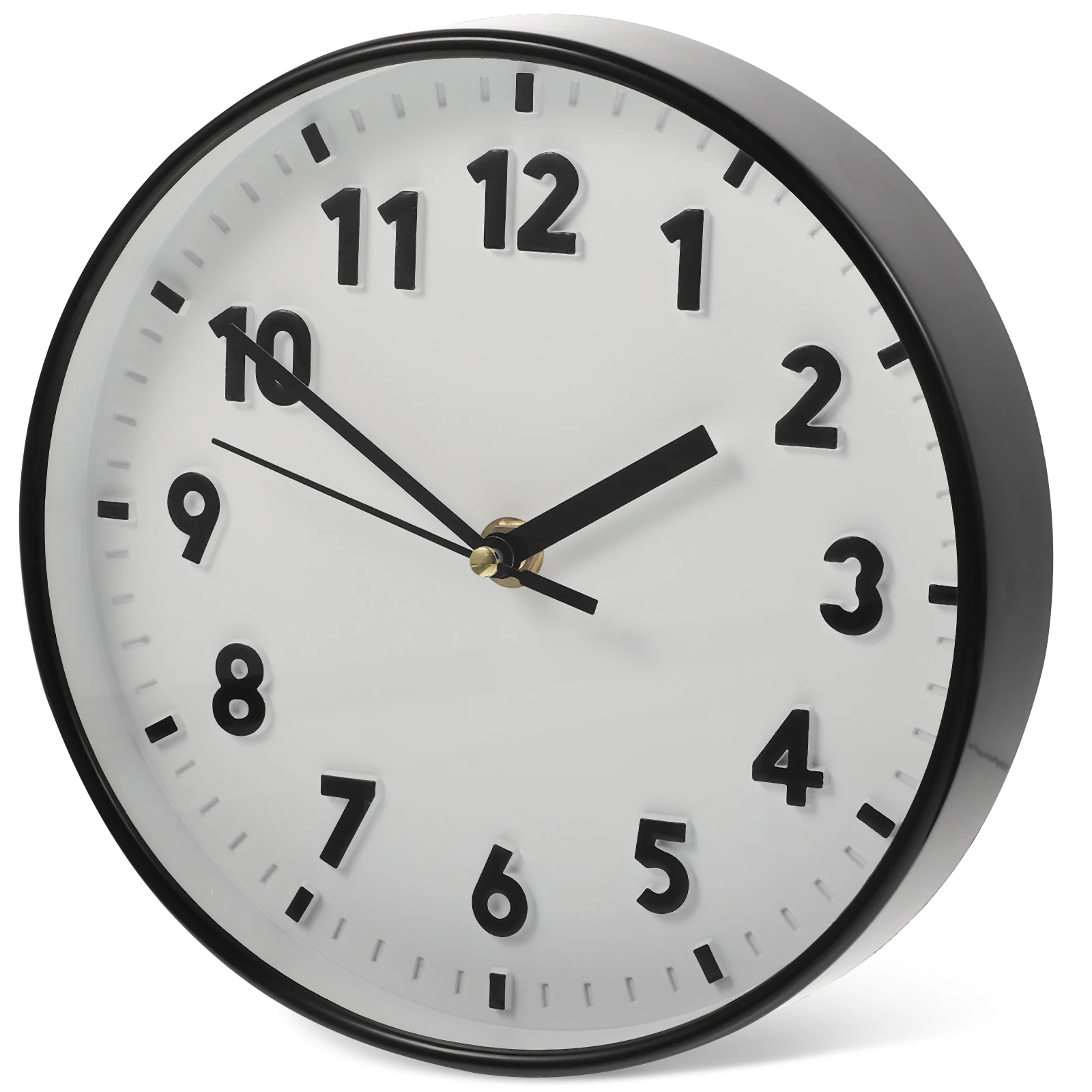 

Digital Circular Wall Clock Fresh Color Modern Style Decor Number Practical Bedroom Analog Round Plastic Chic
