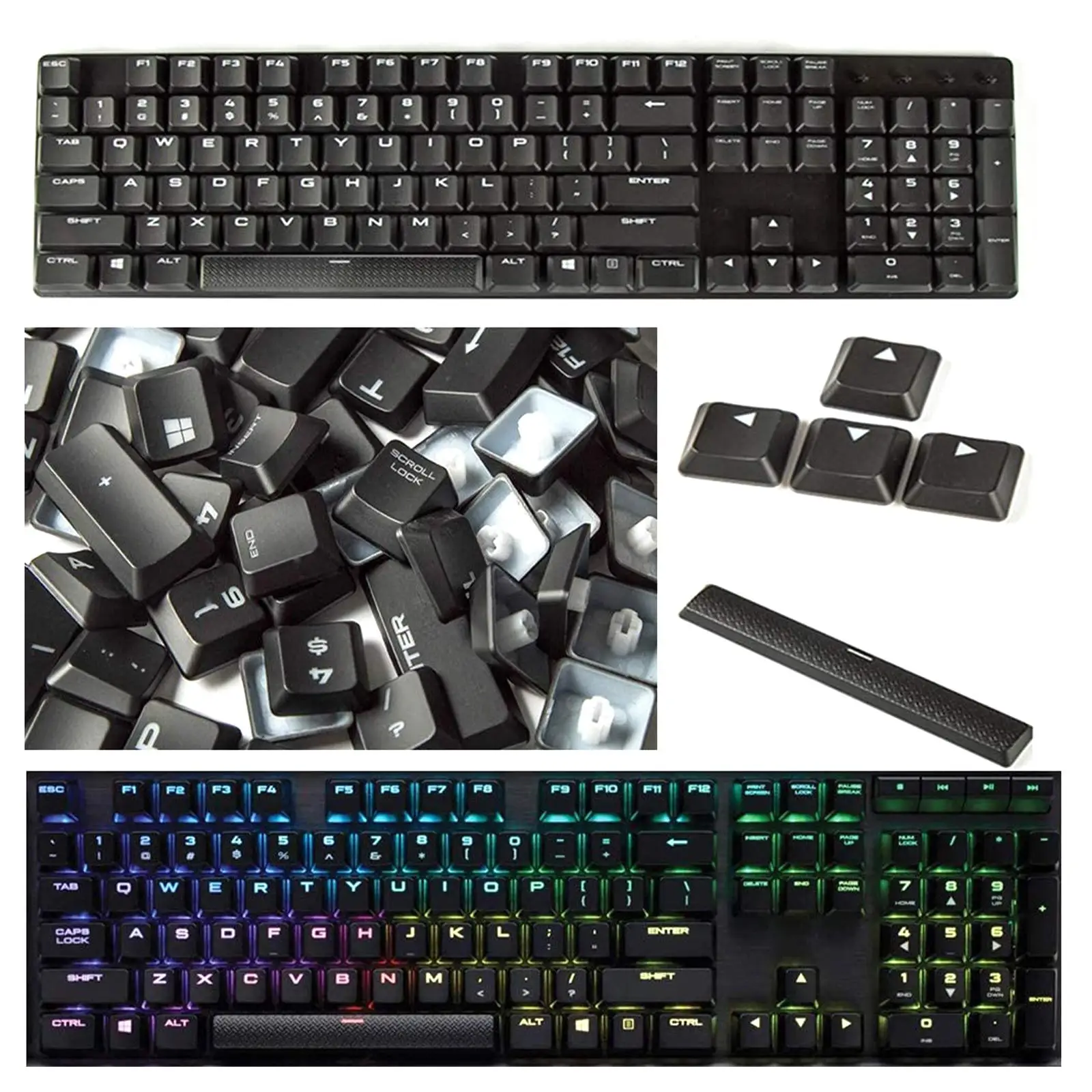 For Corsair K70RGB Mechanical Gaming Keyboard Cap Single Space Bar CTRL Keyboard Configuration Replacement Key Caps