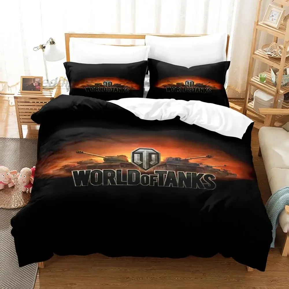 

World of Tanks Bedding Set Single Twin Full Queen King Size Bed Set Aldult Kid Bedroom Duvetcover Sets 3D Print bed sheet set