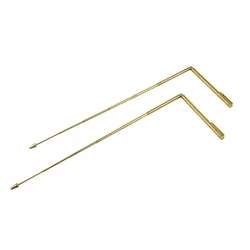 Paranormal Hunting Dowsing Rods Search Veins Water People 2pcs 57cm Access Adjustable Brass Detectors High Quality