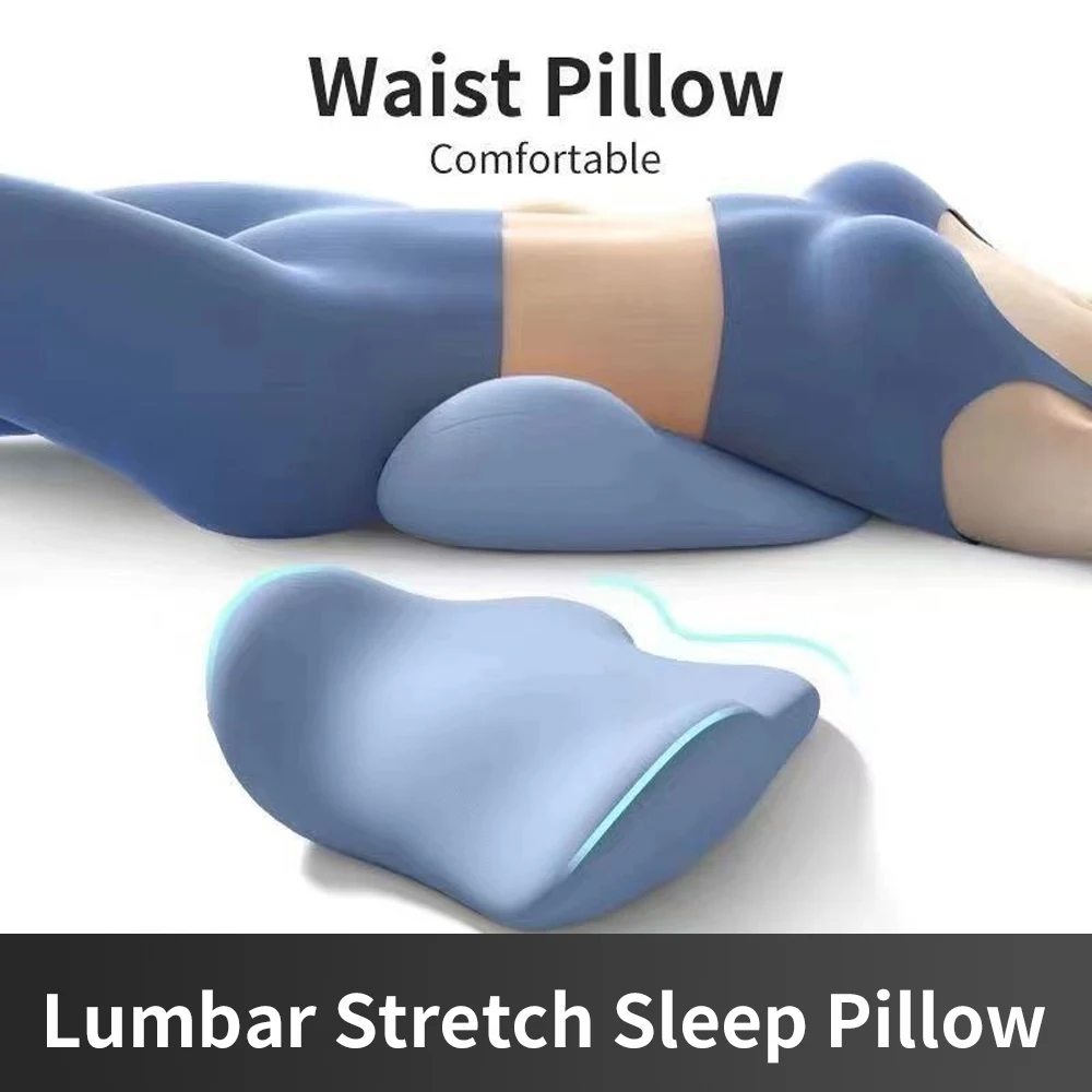 

Waist Cushion Lumbar Support Cushion Sleep Lumbar Pillow Ergonomic Soft Comfortable Memory Cotton Protrusion Back