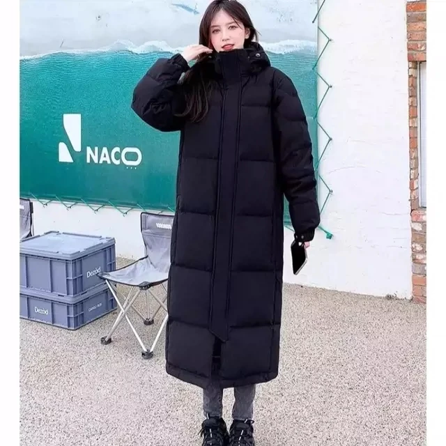 ملابس خارجية للزوجين من القطن من Jaet طويلة جدًا للرجال، قماش مطرز بدرجة حرارة عالية، ملء... #1