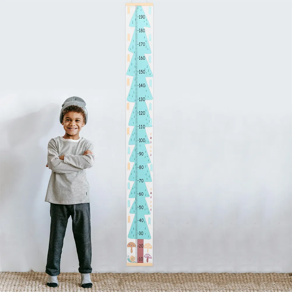 2Pcs Growth Chart for Simple Design Height Measurement Ruler Wall Mounted Height Tracker for Home Nursery