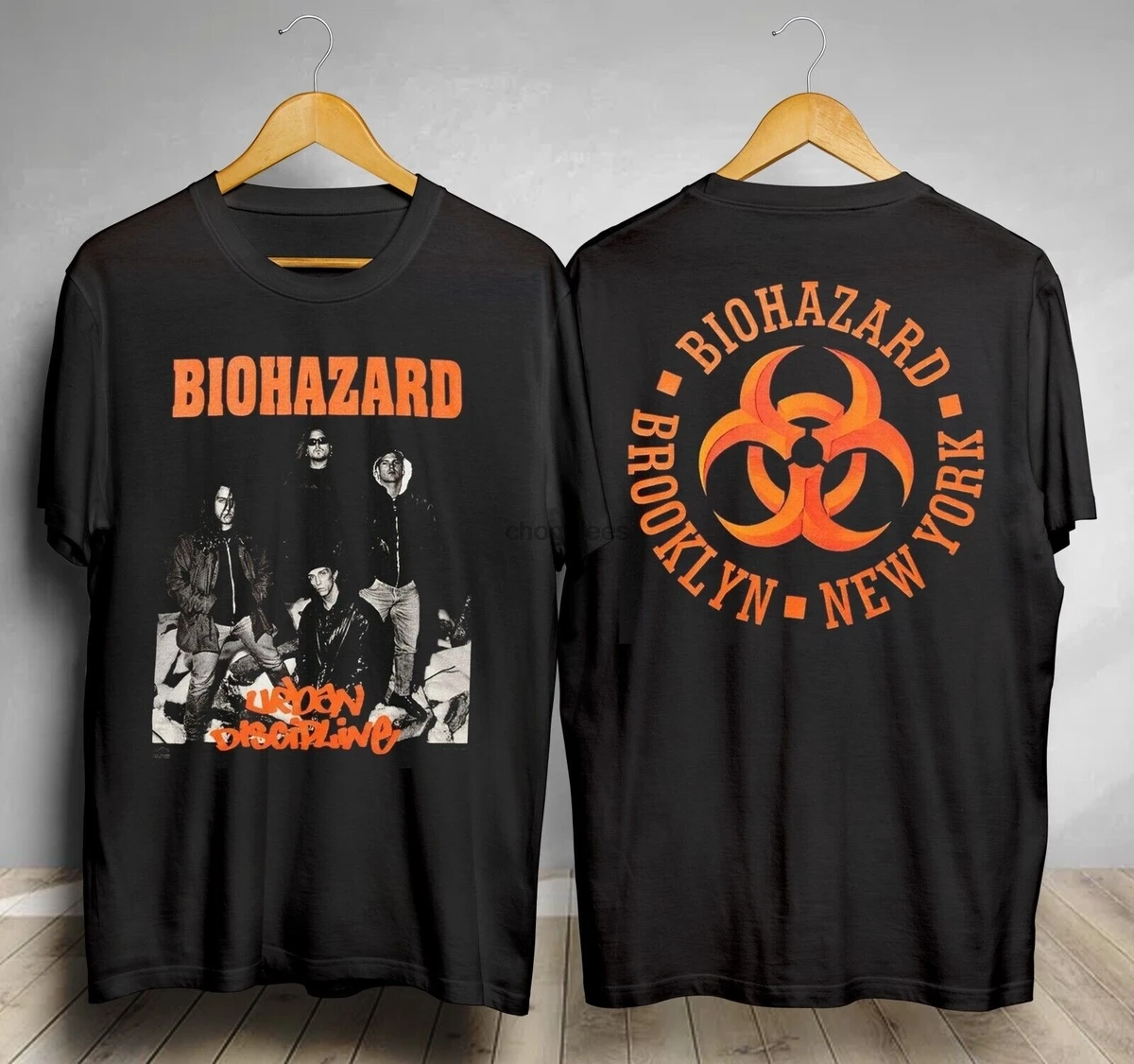 Vintage Biohazard Urban Discipline 1992 Shirt Heavy Metal Band American Gift Fan