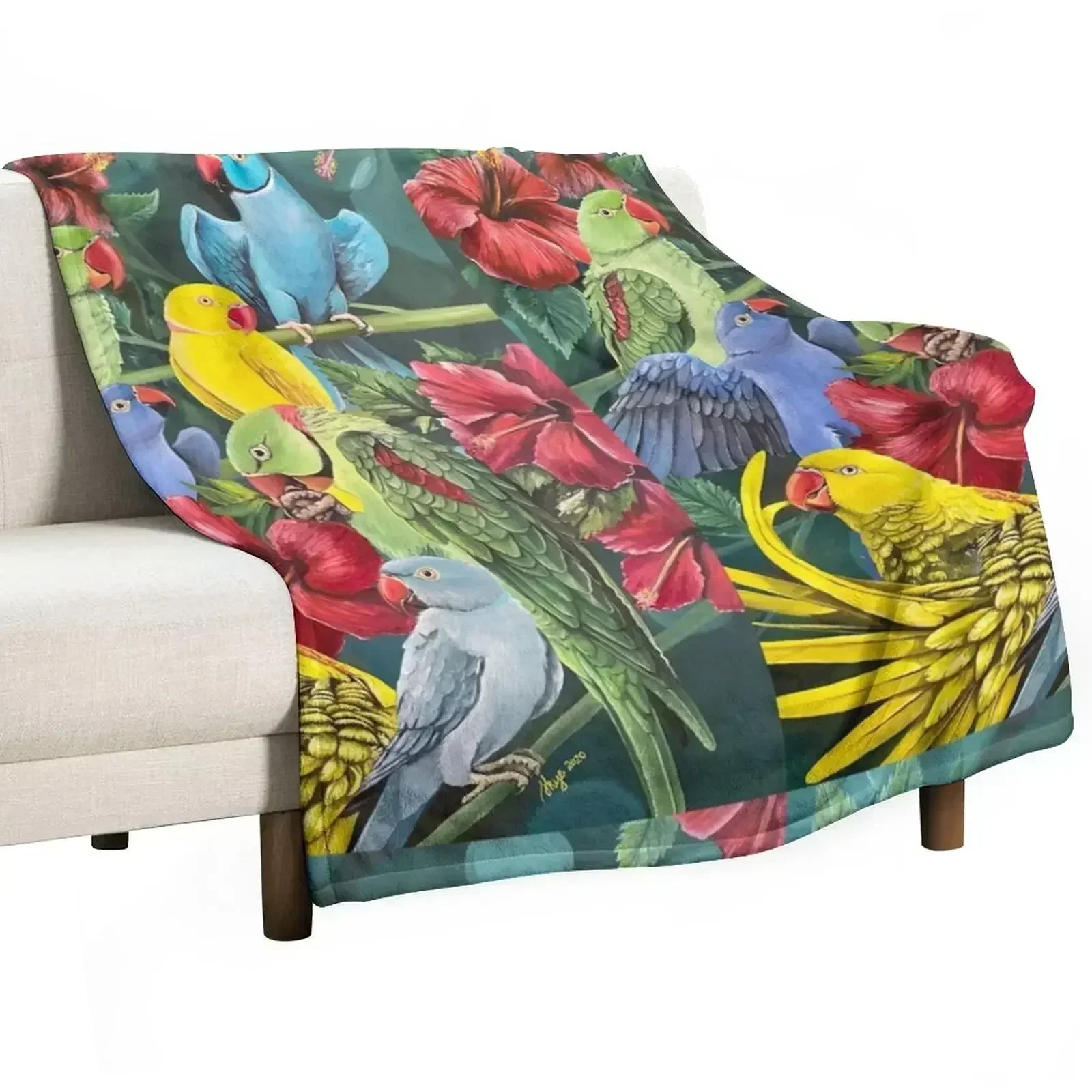 Alex's n Ringnecks Throw Blanket Soft Warm Blanket Gift for Men Women Adults