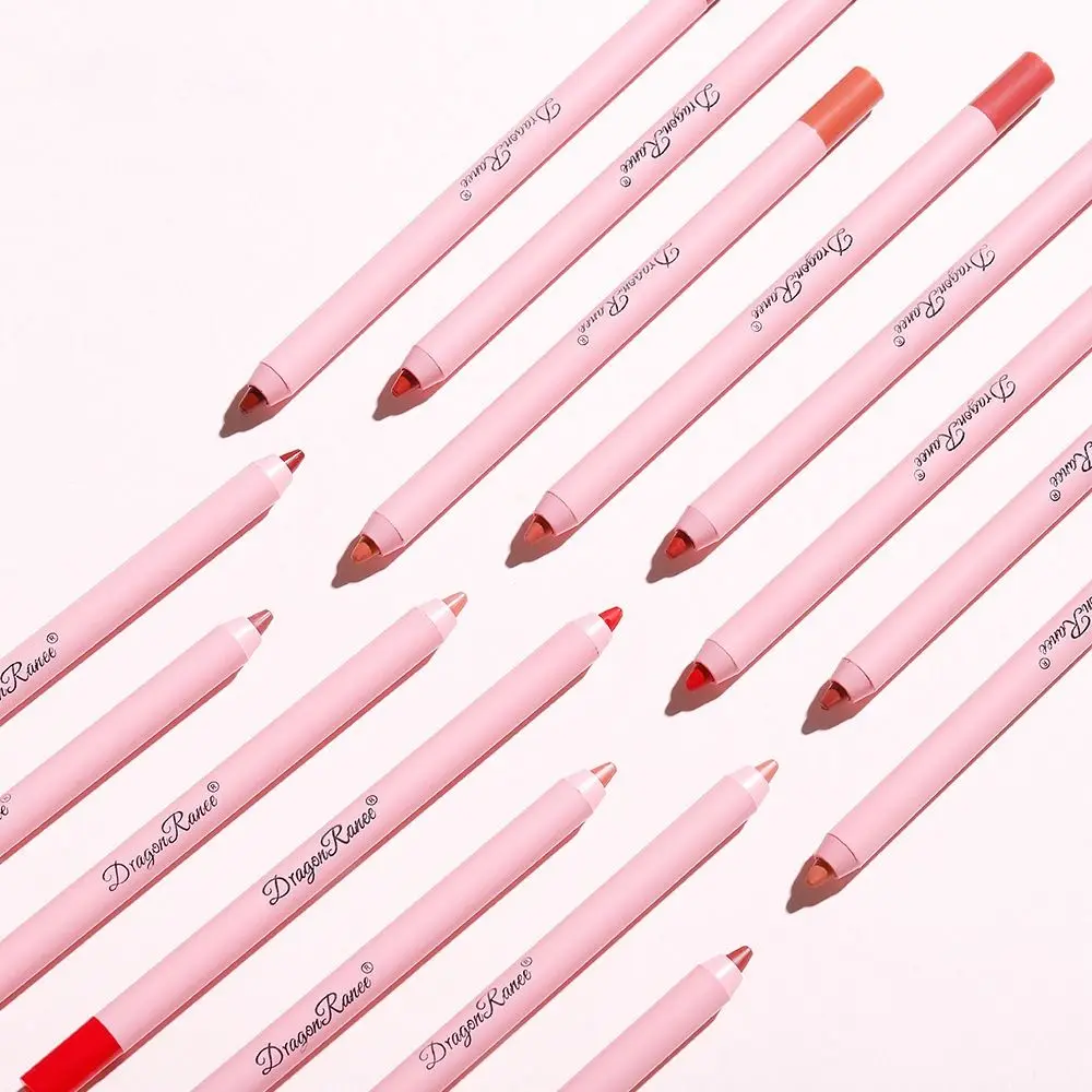 Waterdichte Lipliner Potlood Nieuwe Fluwelen Matte Fluwelen Lipliner Potlood Natuurlijke Omtrek Lip Contour Lijn Lip Liner