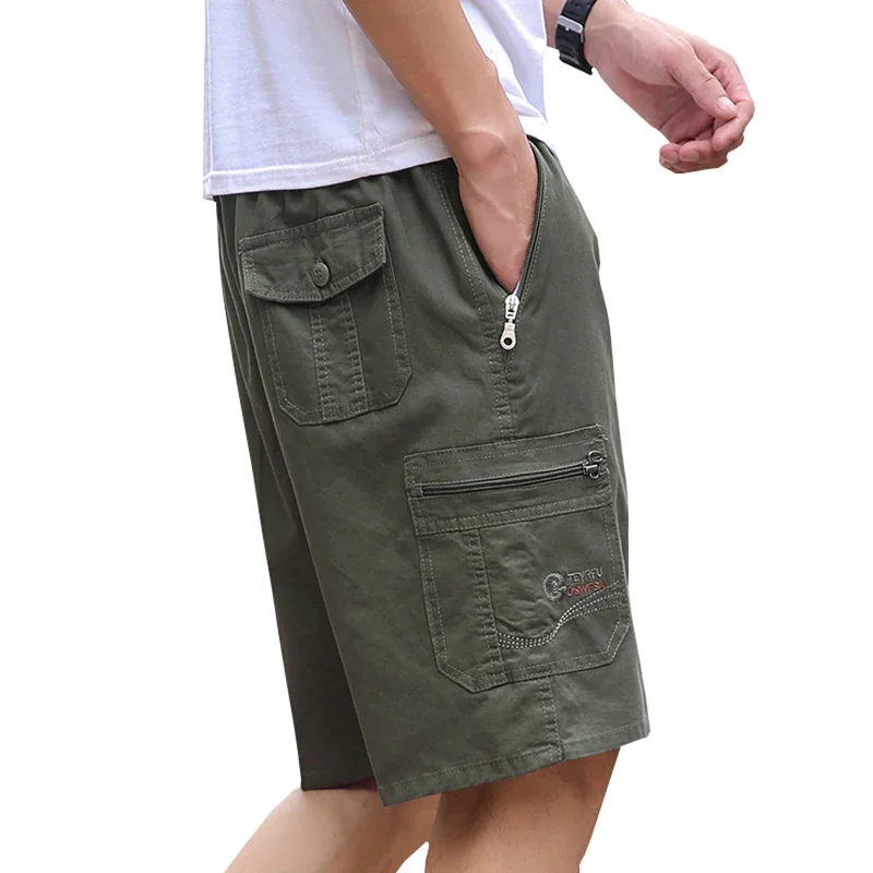 Cargo Shorts Men Streetwear Summer Cotton Multi-pocket Tactical Casual Shorts Pants Jogger Outdoor Military Trouser men Clothing