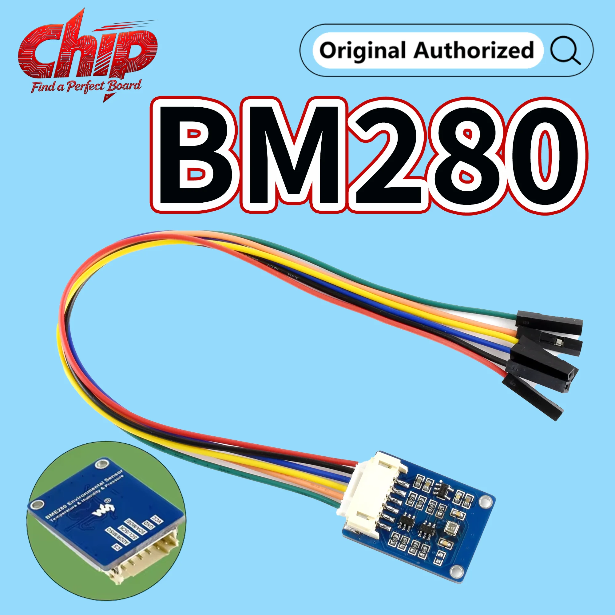 

Waveshare BME280 Environmental Sensor,Temperature, Humidity,Barometric Pressure,weather forecast, I2C and SPI interfaces,3.3V/5V