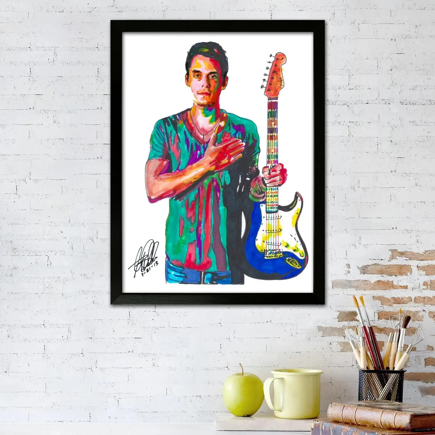 john mayer Poster Prints Wall Art Canvas Painting Poster For Modern Family Living Room Home Decor