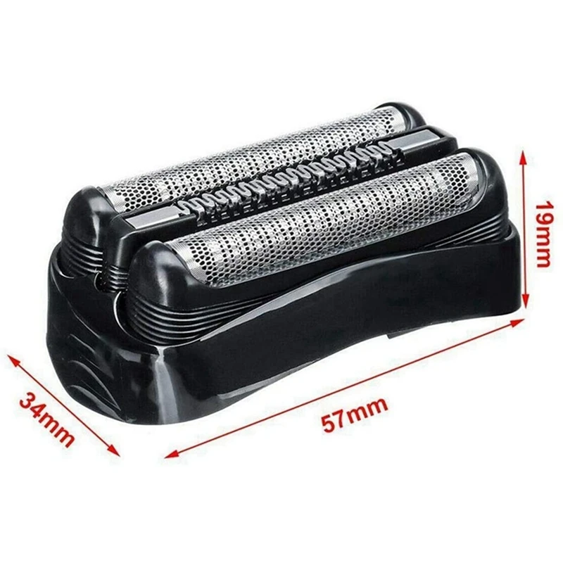 Substituição Shaver Head Acessórios, Faca Net Membrana para Braun Série 3, barbeadores elétricos, 301S, 310S, 320S, 3000S, 21B, 5Pcs