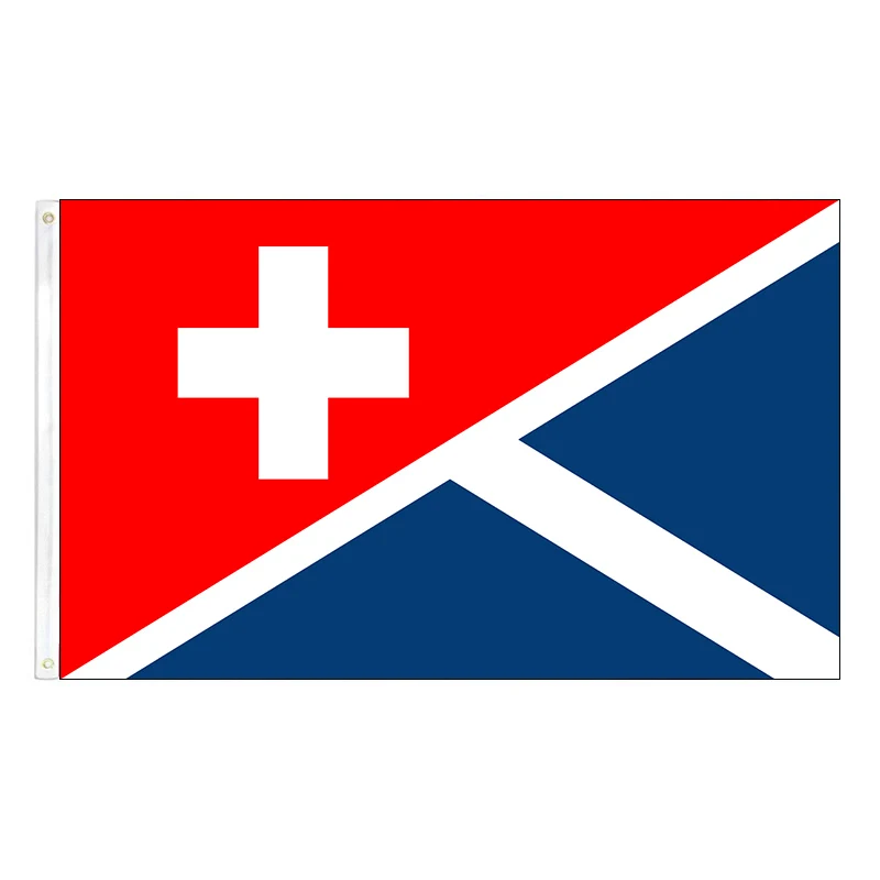 Group A Switzerland Scotland Flag Friendship 2ft*3ft (60*90cm) 3ft*5ft (90*150cm) Size Christmas Decorations Flag Banner