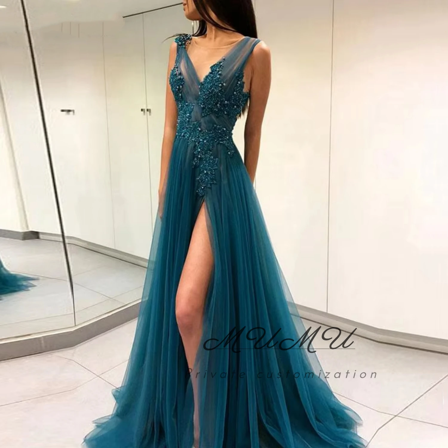 

MuMu Customized Elegant Party Dresses 2025 Платье Вечернее Prom Dress Luxurious Women's Evening Dresses for Special Occasions