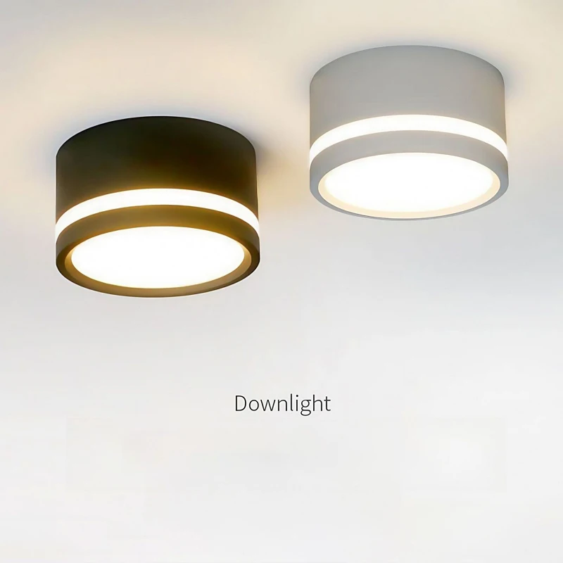 Surface Mounted LED Downlight Side Luminescent Ceiling Light 5W 7W Spot Light For Indoor Bedroom Background Decor Living Room