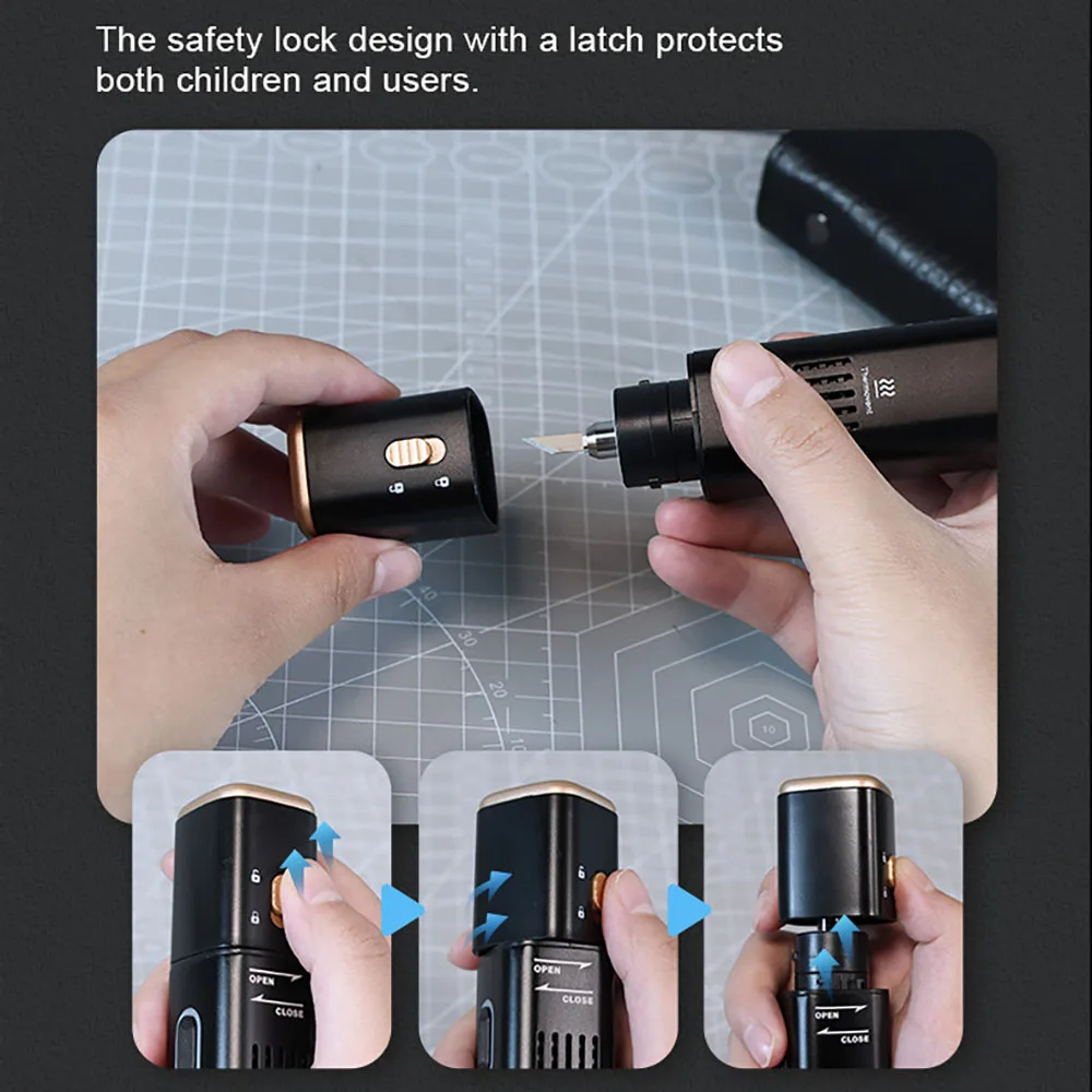 JAKEMY Ultrasonic Cutting Knife 35W 40kHz 2 in 1 Handheld Ultrasonic Cutter and Polisher for Cutting, Grinding and Polishing