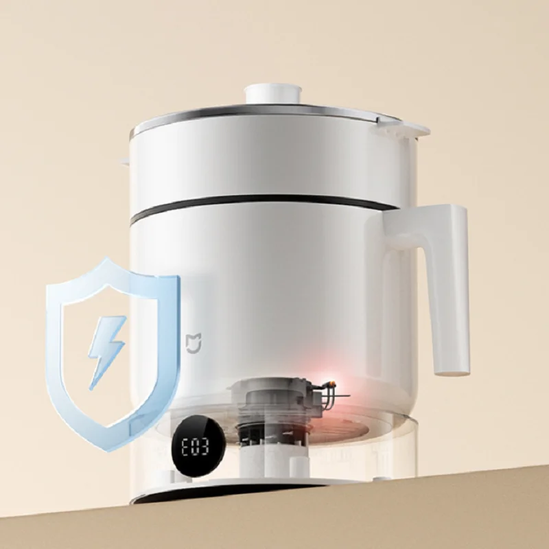 NEW MIJIA Multifunctional Cooker 1.5L Separable Electric Steamer and Hot Pot 5-speed Temperature Control Appointment Function view 5
