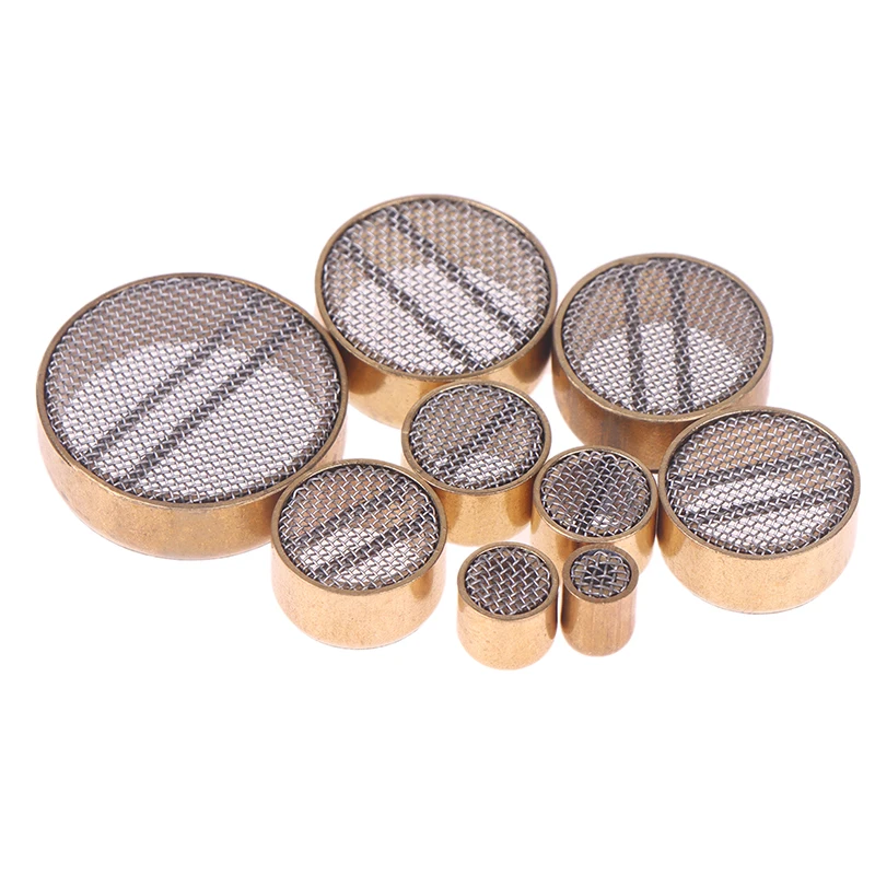 2Pcs 6-25x8mm Mesh Auspuff Stecker Für Schäumen Form Casting Mold Abgas Luft Innen form Zubehör