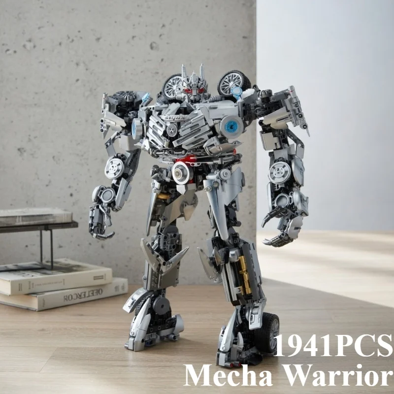 1941PCS Mecha Warrior Building Blocks City Sports Car Model Ornaments Collection Bricks Toys DIY Assembly Toys For Gifts