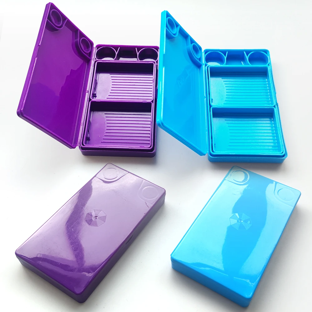 

Diamond Painting Tray with Lid Stackable Storage Resin Pen DIY Box Beads Organizer Tool Accessories Container