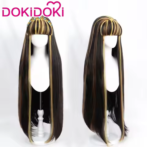 IN STOCK Cleoo dee Nilee Wig Anime Cosplay DokiDoki Cute Wig Hair Heat Resistant Synthetic Women Long Wig Christmas