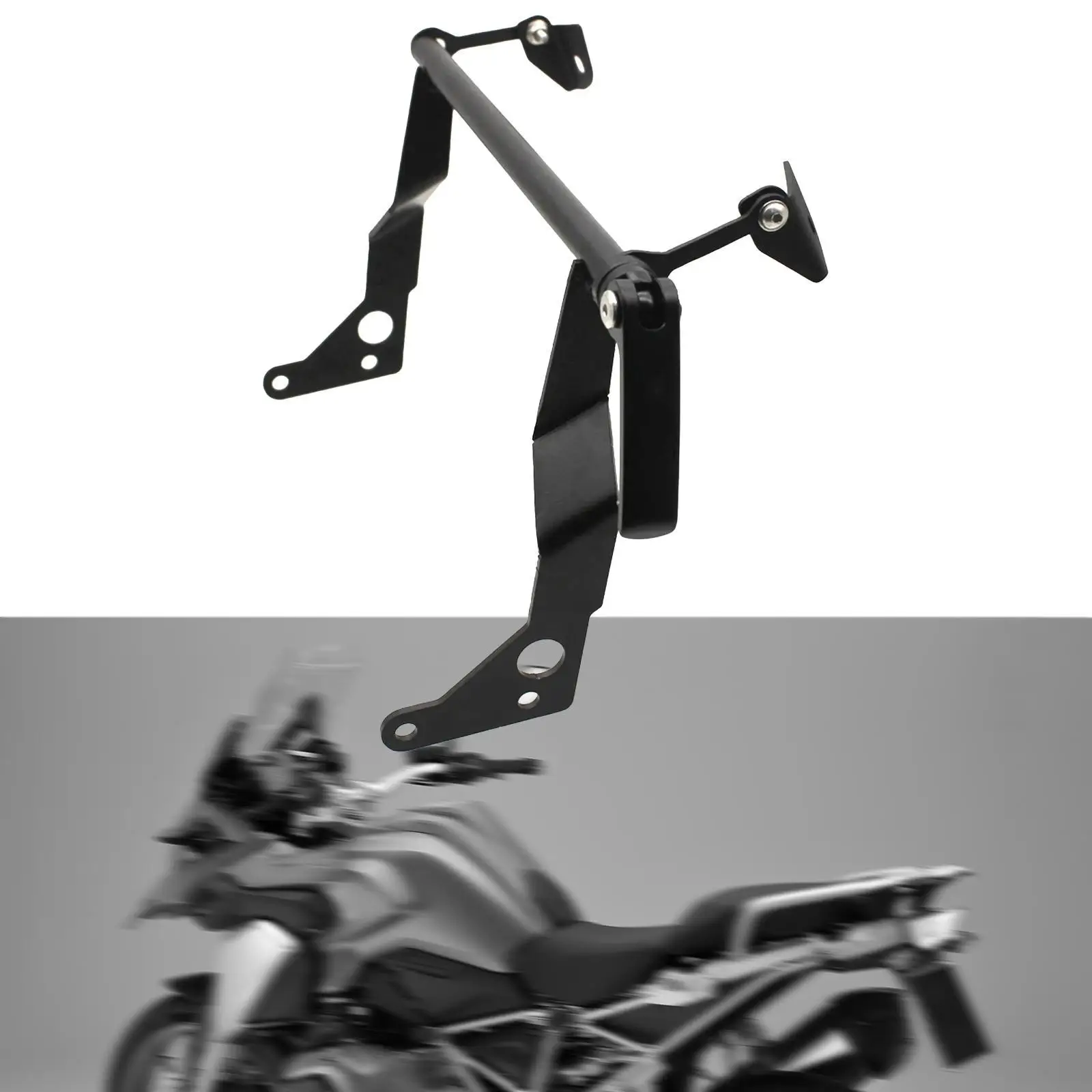 

Steel Motorcycle Phone Navigation Plate Bracket Black Crossbar Mount Stand Accessories for R1250GS ADV R1200GS Long Lasting