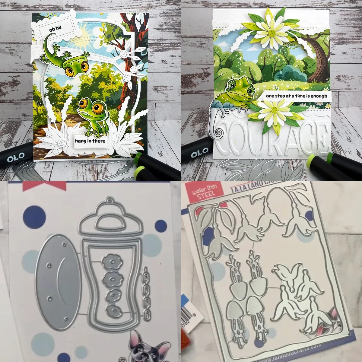 Grass Ipomoea Nil Stamps Metal Cutting Dies Scrapbook Diary Decoration Stencil Embossing Template DIY Greeting Card Handmade