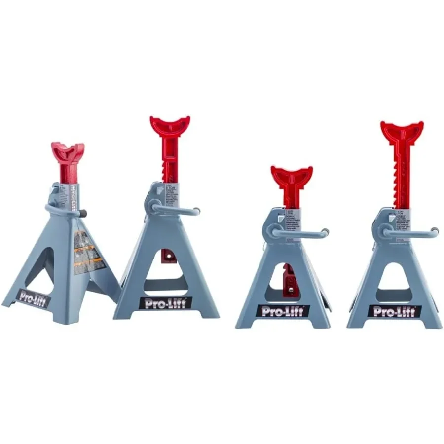 

3 Ton and 6 Ton Double Locking Pin Jack Stands Bundle