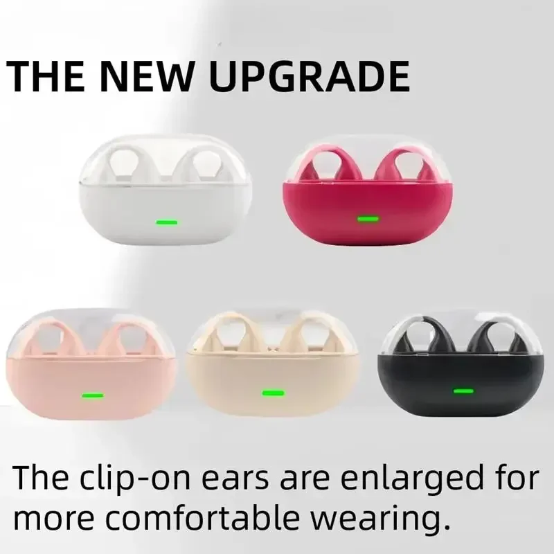 S22 Earclip Wireless Bluetooth Headset OWS Touch Light Mini High Quality Earplugs Anti Sweat HD Sound Stereo Universal Headset image 5