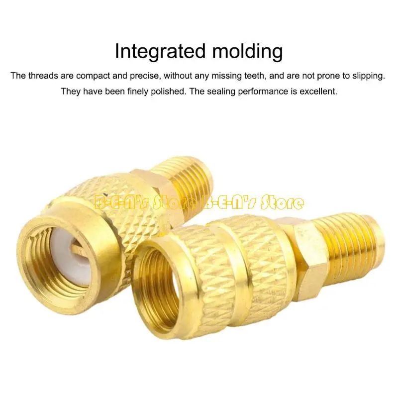 

Y1AD Accuracy Threaded Brasses Connectors For Cooling Equipment R22 To R410 Refrigerants Service