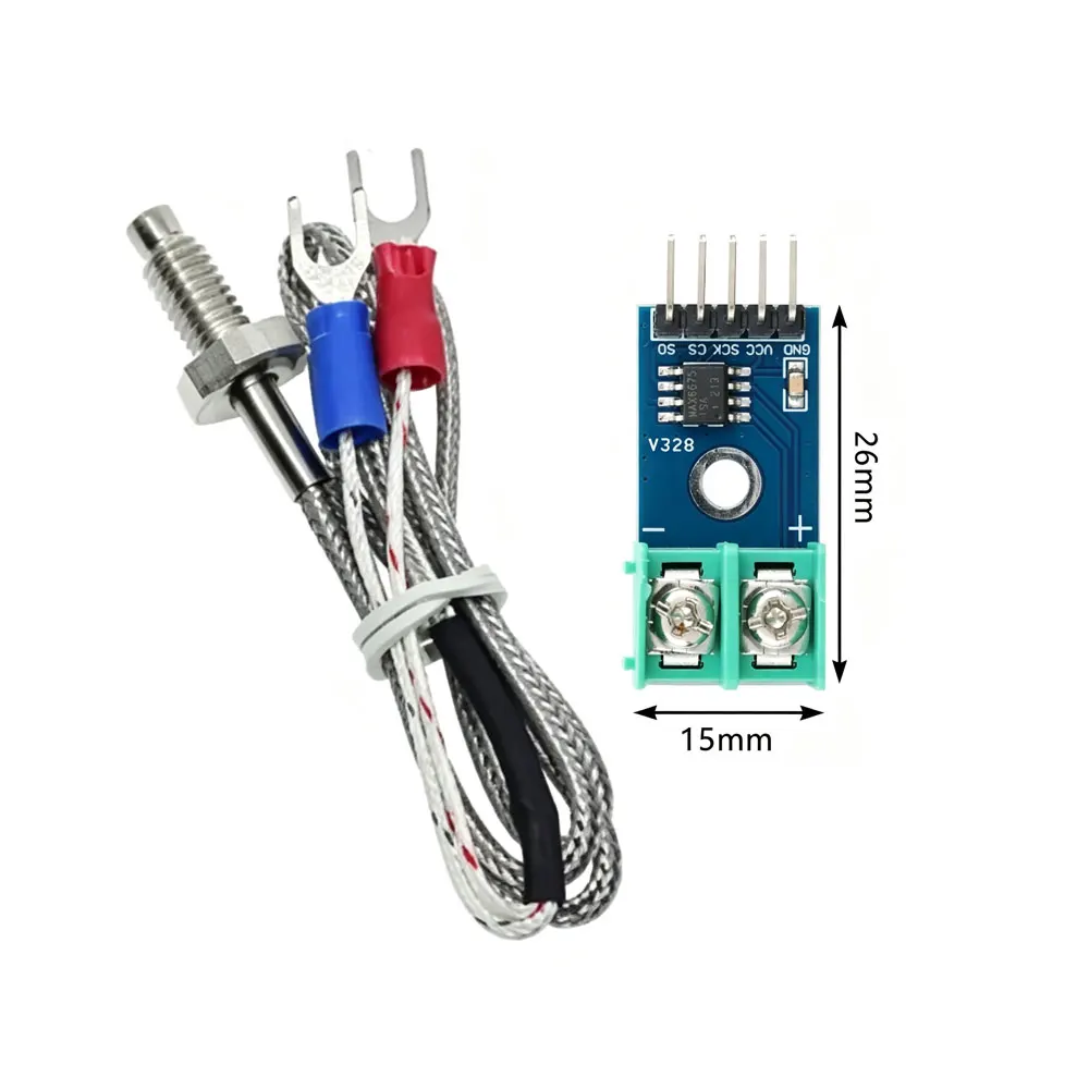 MAX6675 Module + K Type Thermocouple Thermocouple Sensor 0-800 Degrees Module