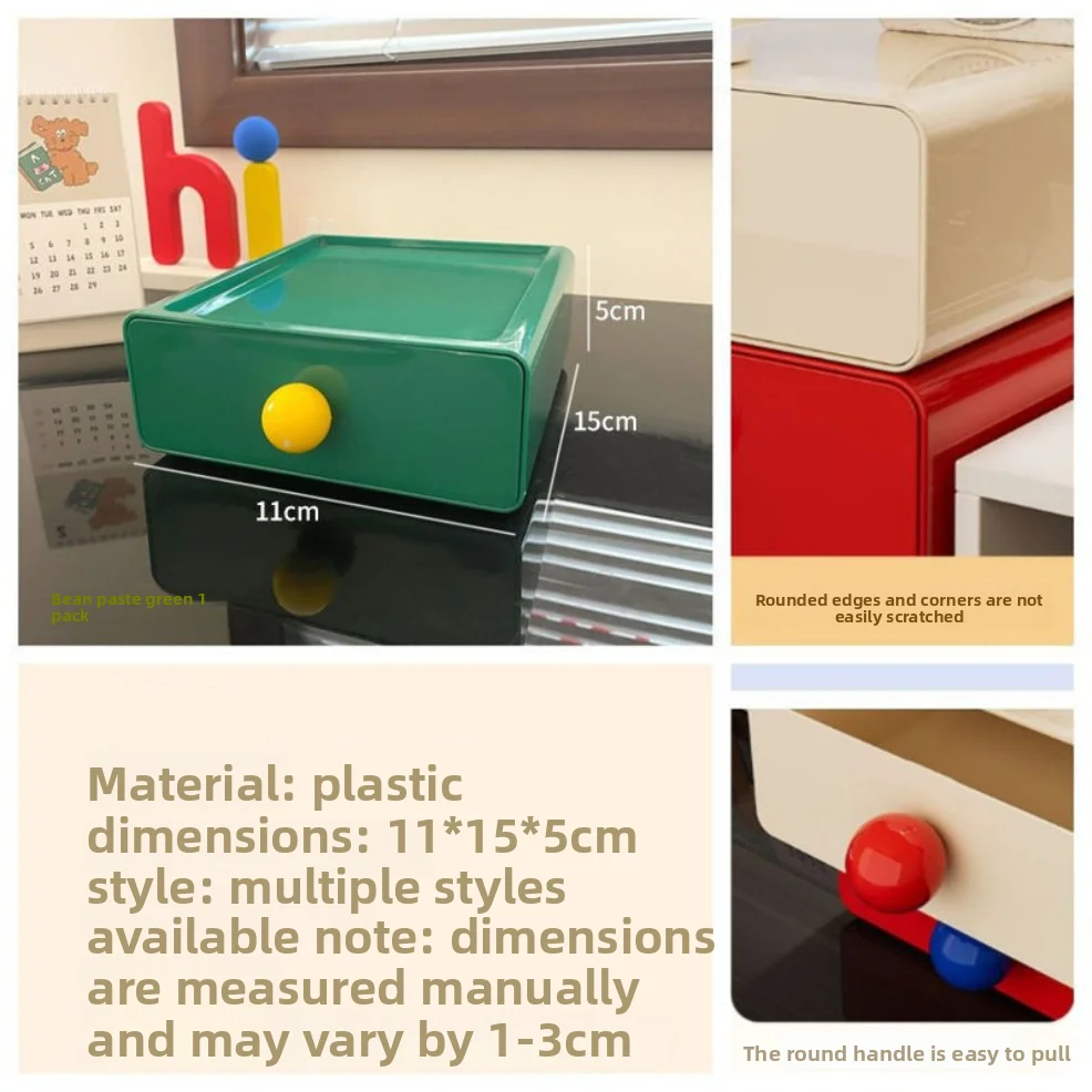 Stackable Multi-Layer Large-Capacity Storage Box - Drawer-Type Desktop Organizer & Storage Container