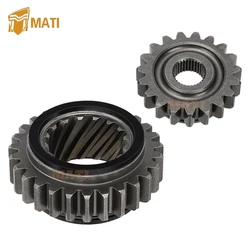 Starter Starting Idler Gear #2 & Motor Gear for Yamaha XV700 XV750 XV920 Virago 700 750 920 Seca 920 1981 1982 1983 1984 1985