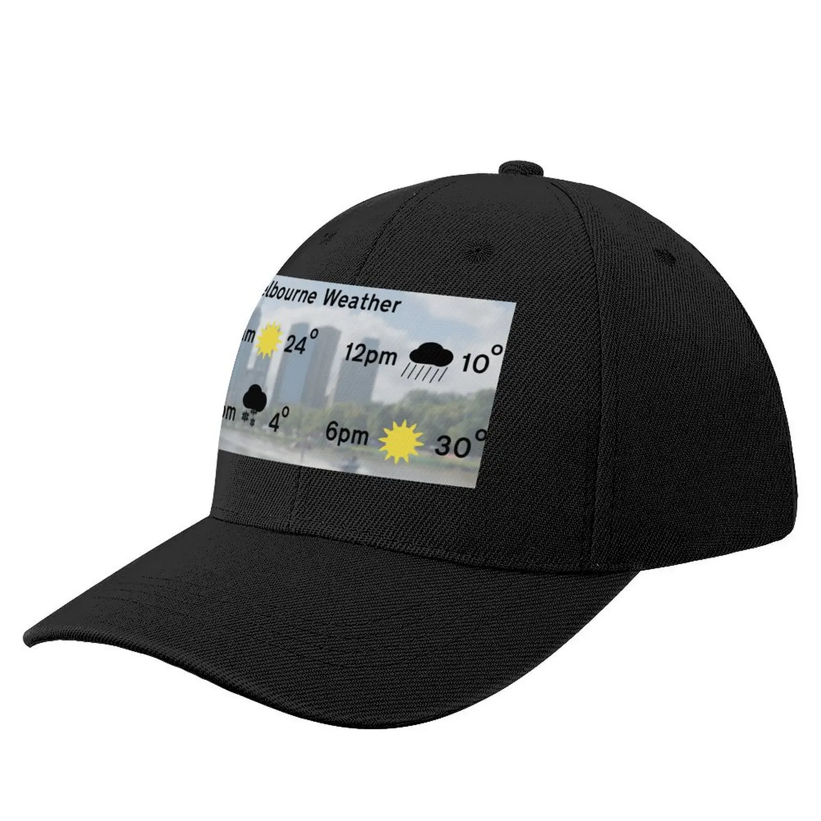 Melbourne Victoria Australia Weather forecast - changeable. Baseball Cap Golf Cap Women Beach Fashion Men's